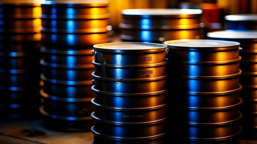 Бочки с нефтью