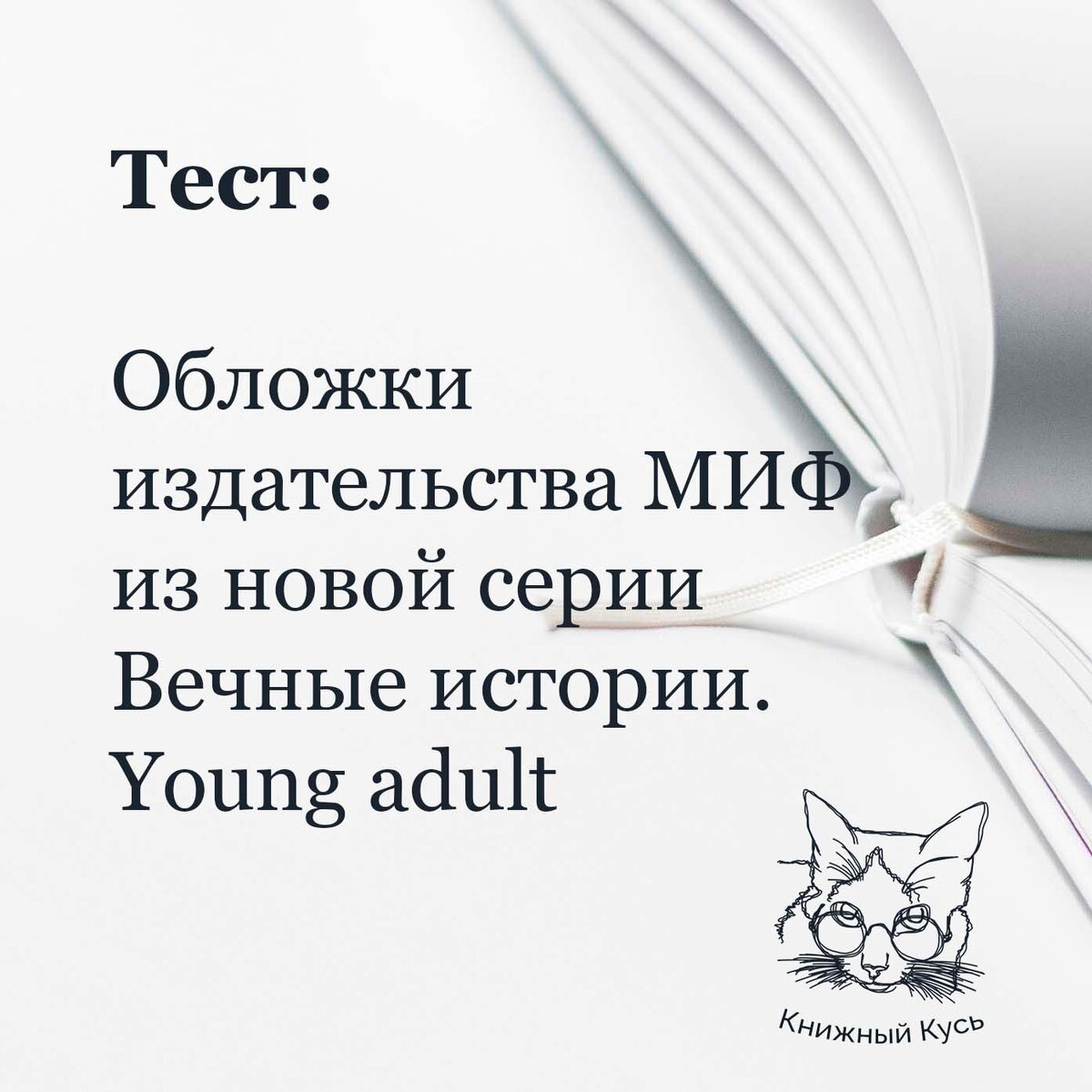 Тест: Обложки издательства МИФ из новой серии Вечные истории. Young ...
