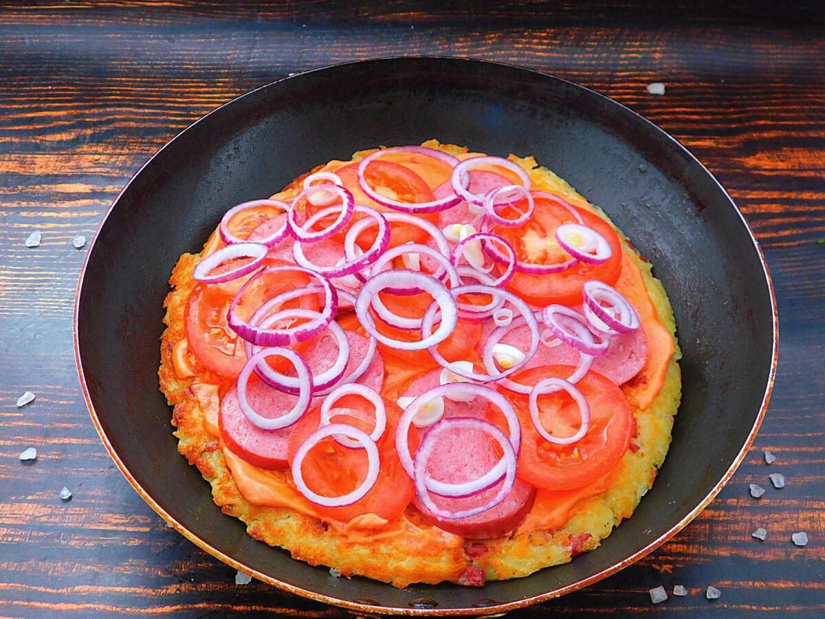 Пицца из картошки