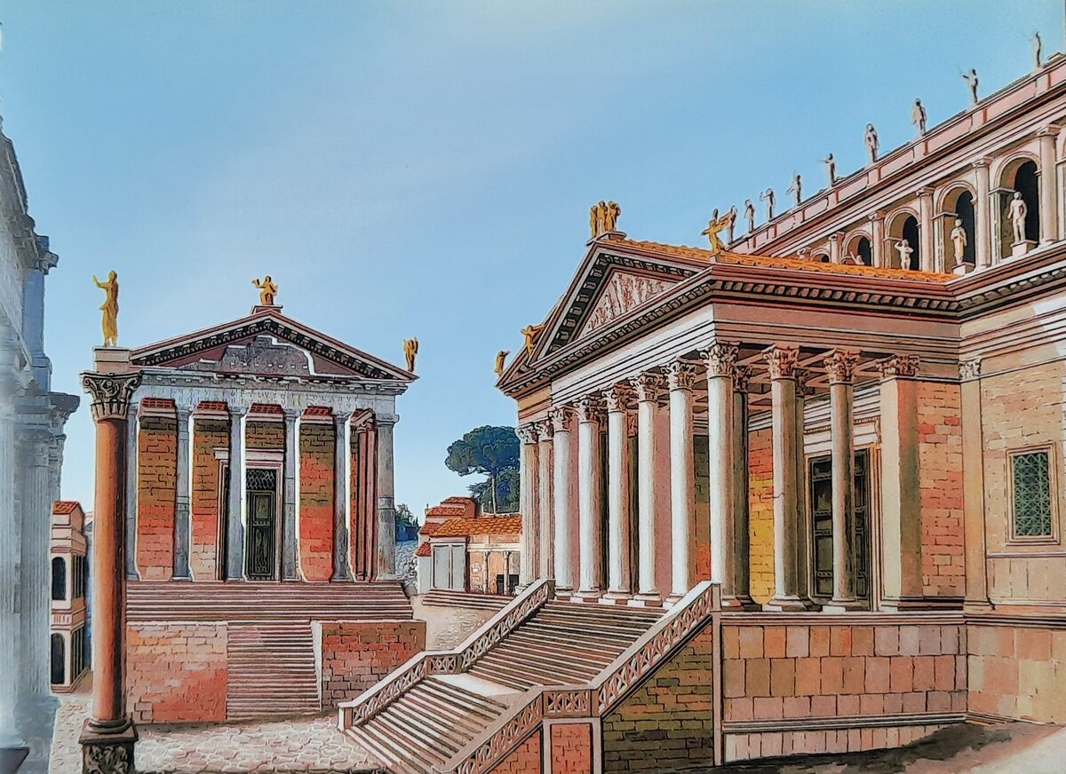 Храм Сатурна и Согласия . Реконструкция