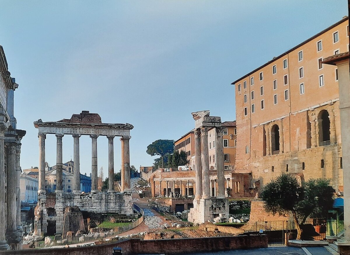 Храм Сатурна и Согласия в наше  время