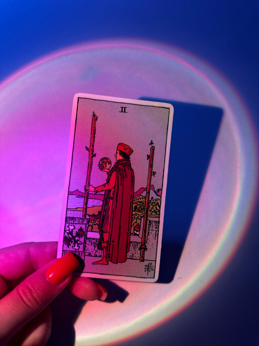 2 жезлов | Таро Уэйта