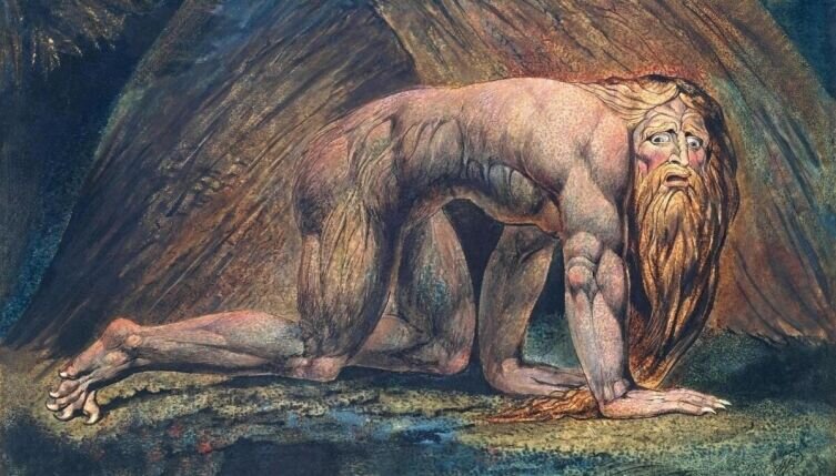    Уильям Блейк, "Навуходоносор" Фото: общественное достояние