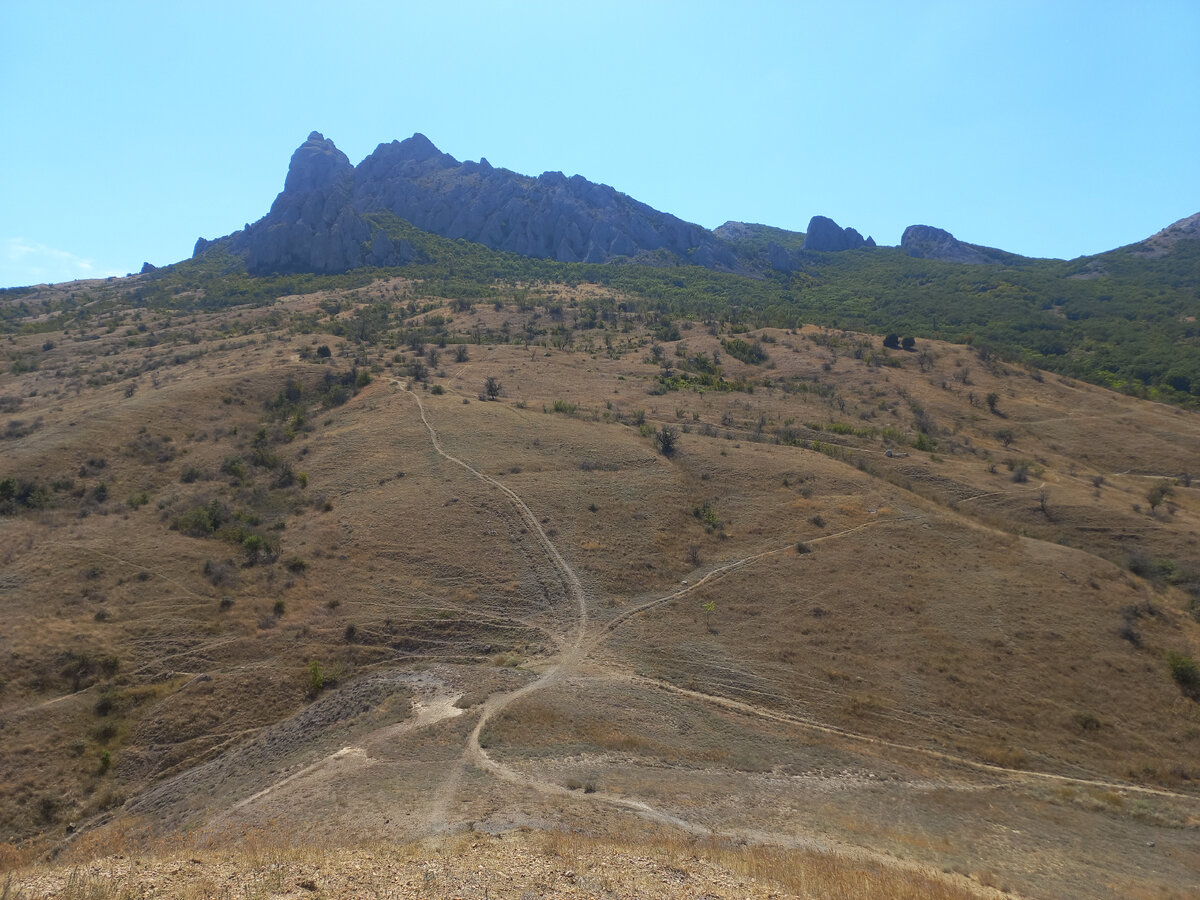 Перекресток несколько дорог