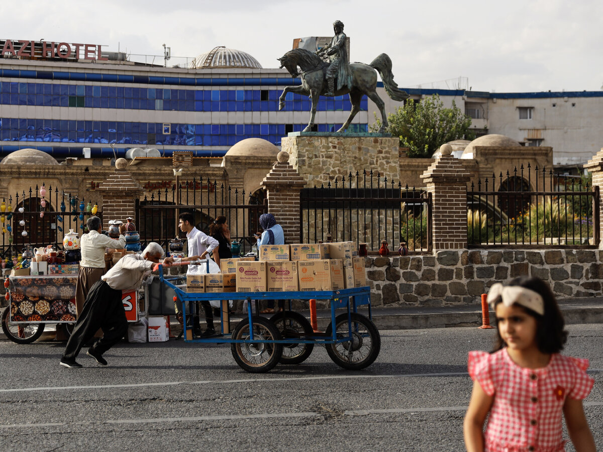 Одна их улиц Сулеймании
