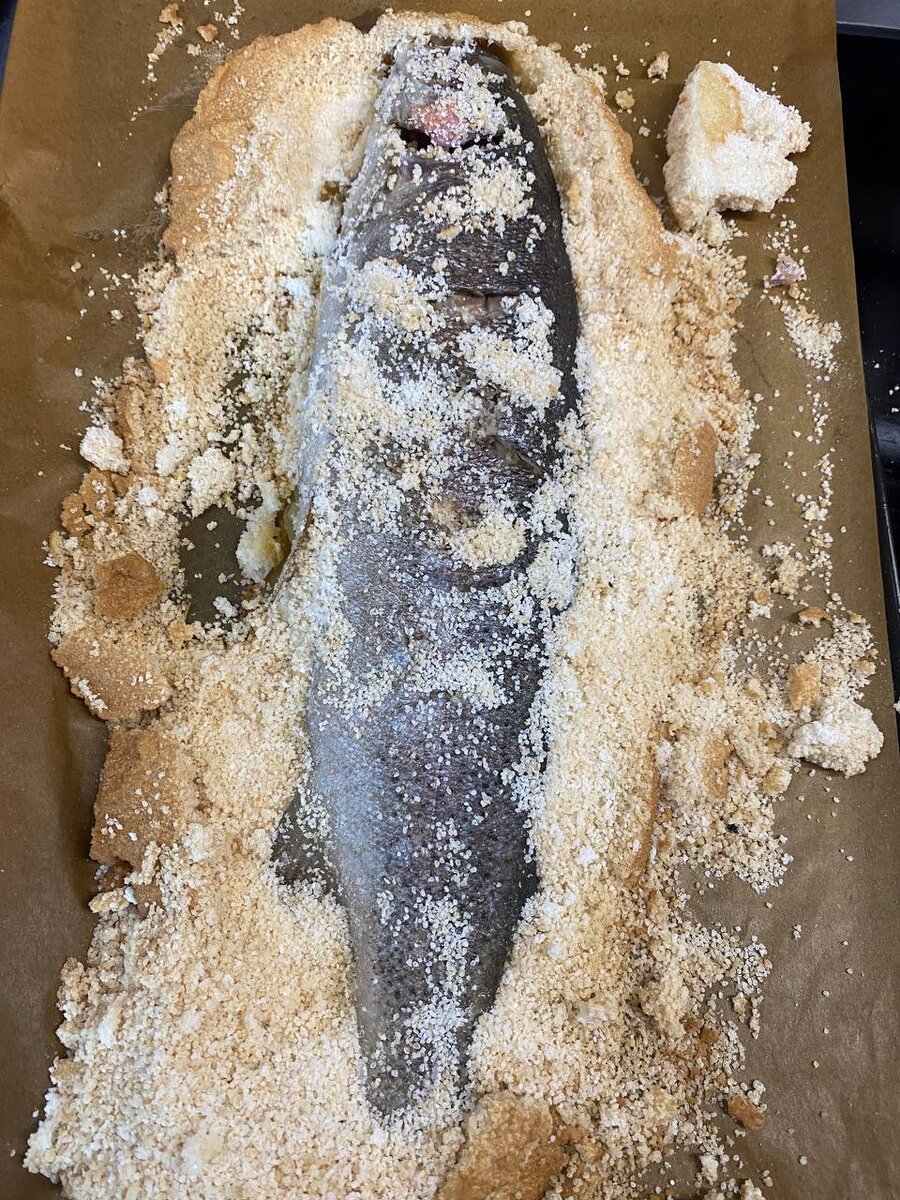 Печеная форель в соли #chefmfkos