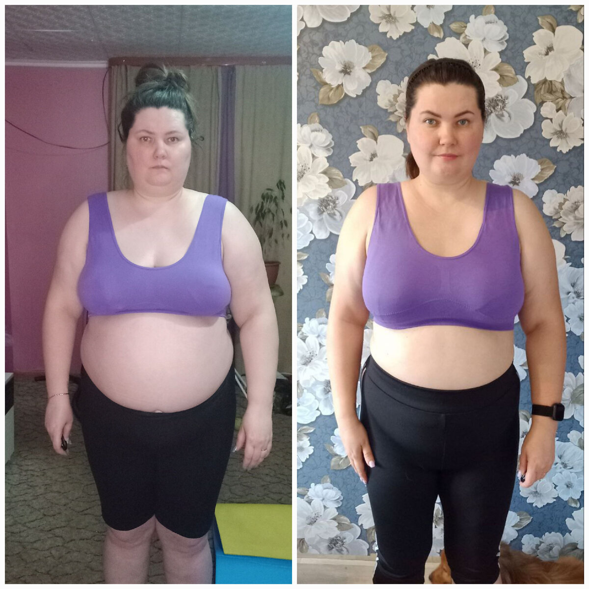 Начало 114,7кг / через 5 месяцев 95,1кг