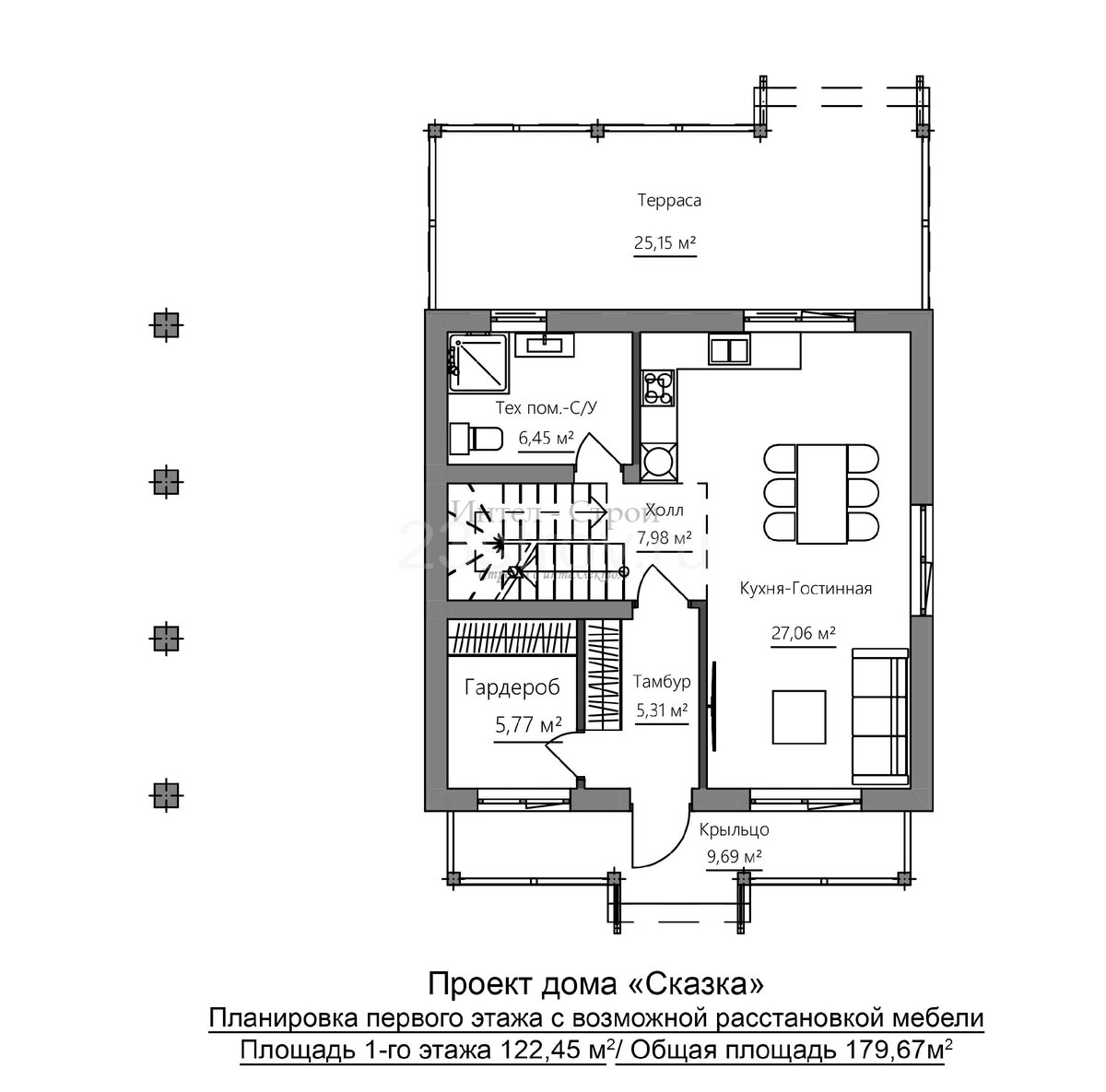 Представляем проект двухэтажного дома в стиле шале | СК 