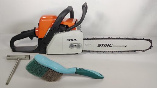 Замена воздушного фильтра и свечи зажигания бензопилы Stihl MS 180