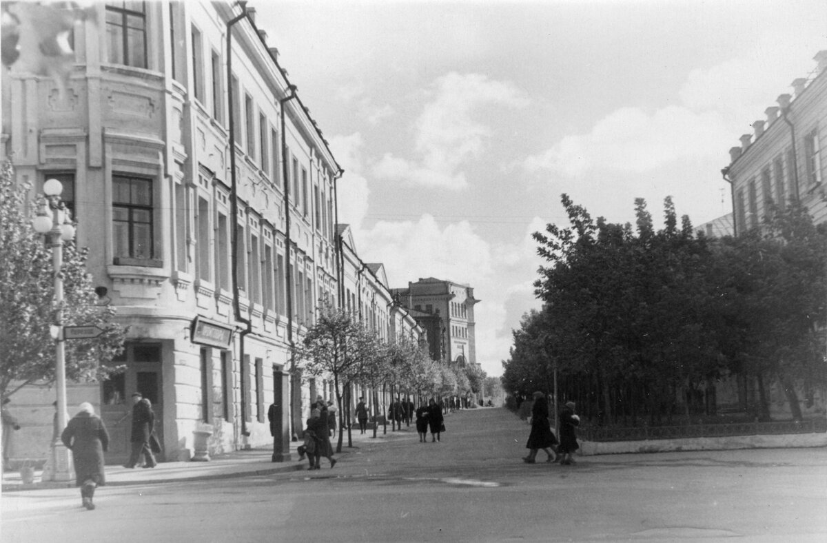 Улица Коненкова. Смоленск. Начало 1950-х гг. Фото Е.А. Шмидта