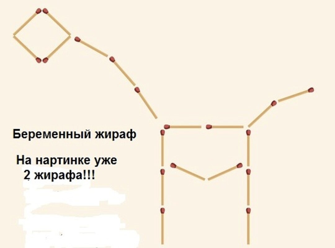 Вот такое нестандартное решение у этой детской задачки!