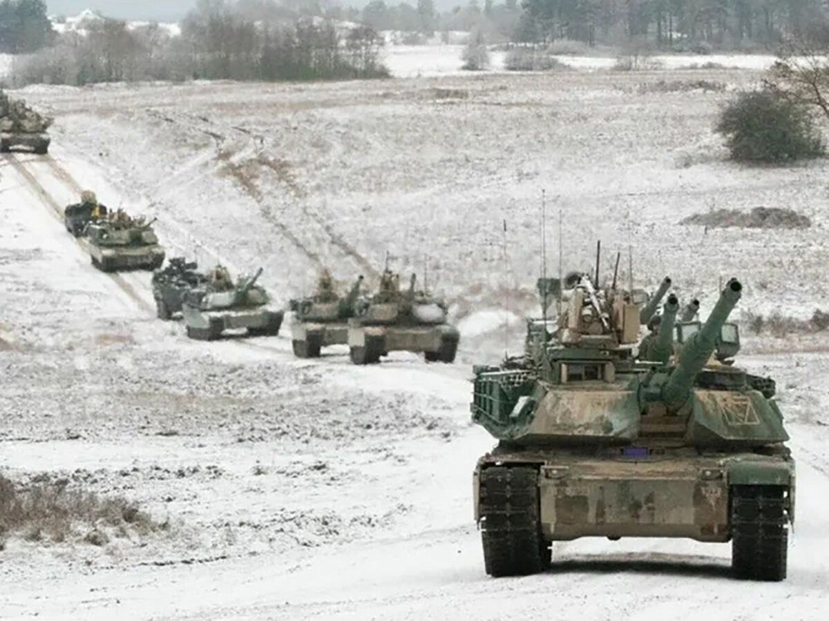 Передвижение танков РФ.