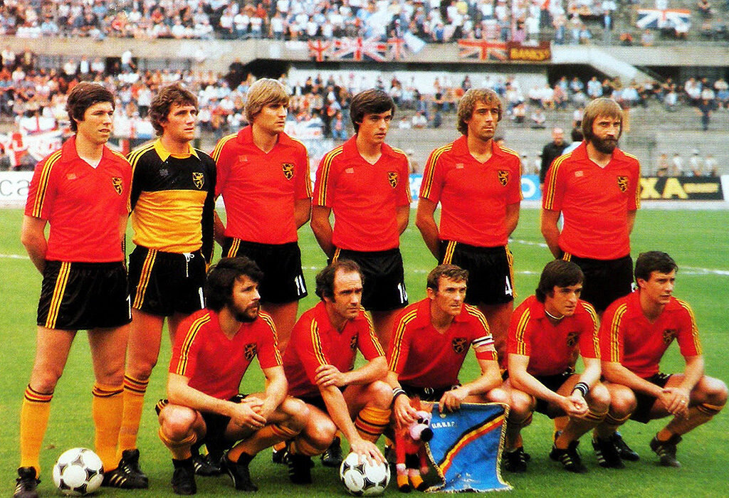 Сборная Бельгии на чемпионате Европы 1980г.