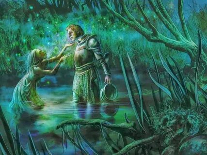 живет в топях и болотах, заманивая к себе