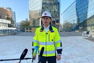    Руководитель департамента строительства Москвы Рафик Загрутдинов © Департамент строительства Москвы