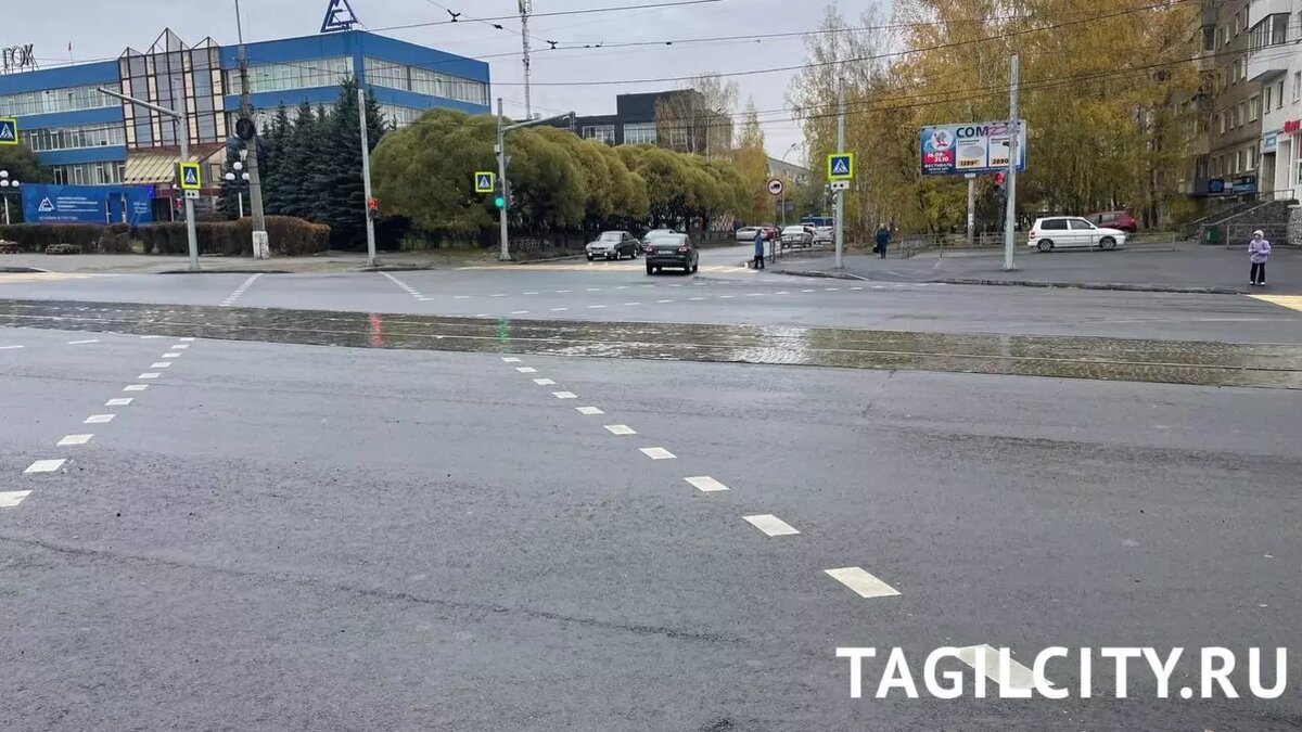 Диагональный пешеходный переход появился в Тагиле на пересечении улиц  Фрунзе и Черных | Новости Тагила TagilCity.ru | Дзен