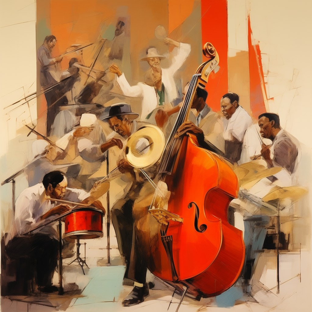 полиритмия, тембровое своеобразие, коллективная импровизация