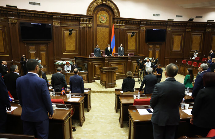    Заседание парламента Армении в Ереване.Пресс-служба парламента Армении
