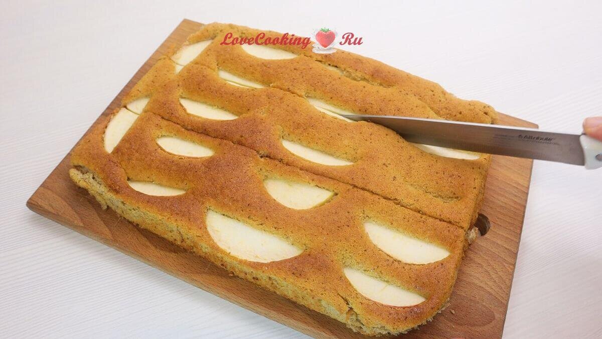 Пирог с яблоками без глютена