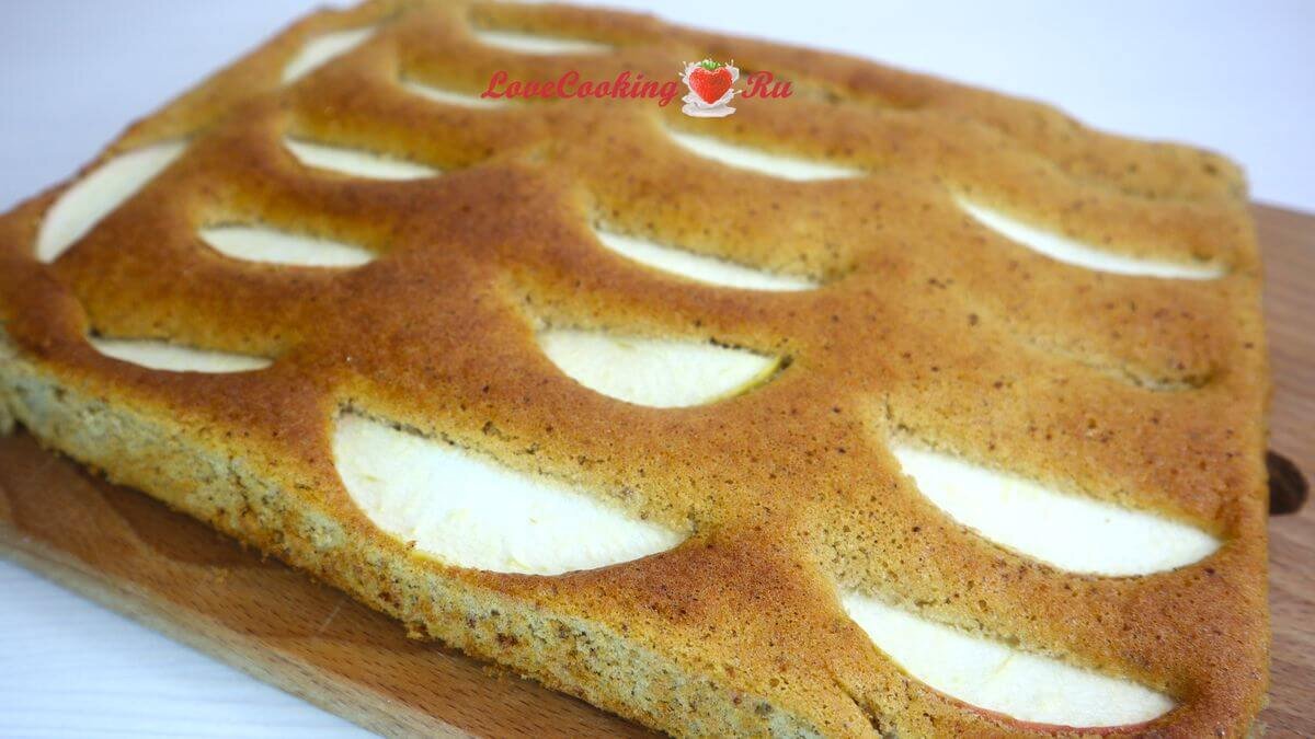 Пирог с яблоками без глютена