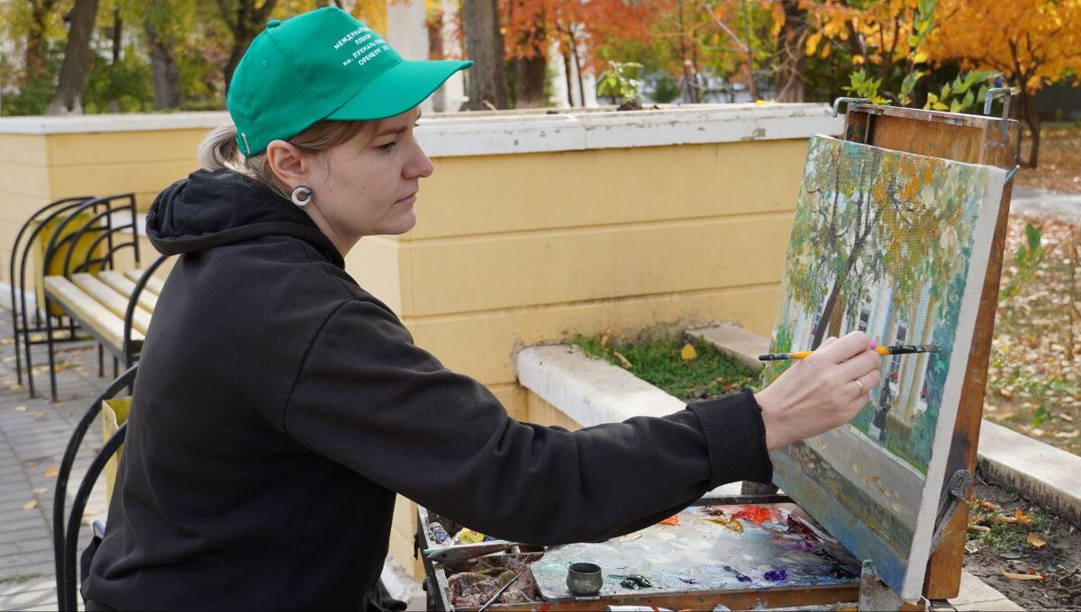  📷    В Оренбурге проходит Международный пленэр имени Лукиана Попова Кристина Просвиркина