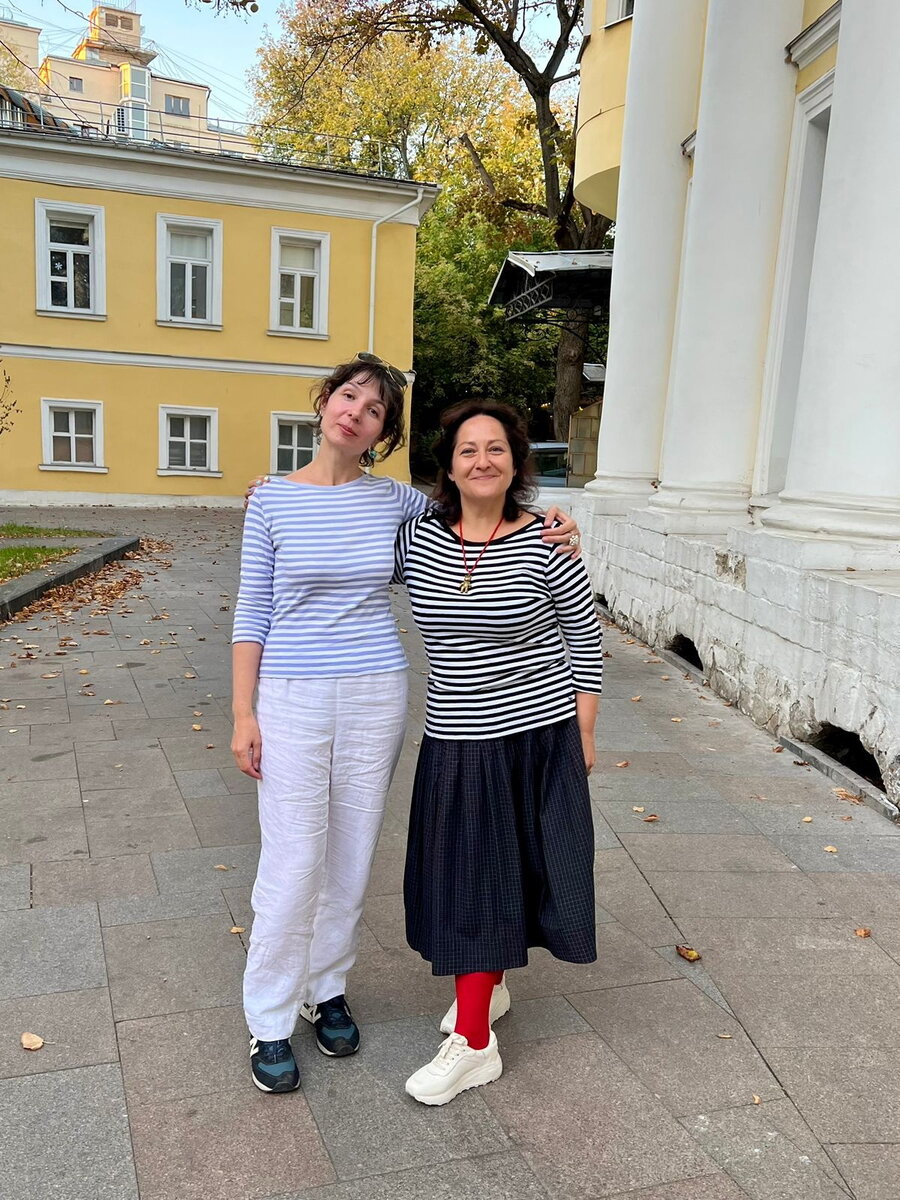 Журналистка Ксения Татарник (слева) и Юлия Зинкевич, автор подкаста "45+"