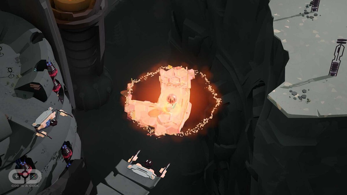 ✅Вы впервые столкнетесь с головоломками с символами Cocoon на раннем этапе, и эти странные глифы являются ключом к продвижению вперед и завершению игры. Видите ли, Cocoon — полностью визуальная игра.-5