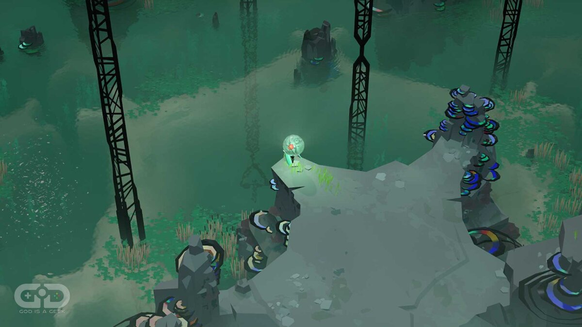 ✅Вы впервые столкнетесь с головоломками с символами Cocoon на раннем этапе, и эти странные глифы являются ключом к продвижению вперед и завершению игры. Видите ли, Cocoon — полностью визуальная игра.-11