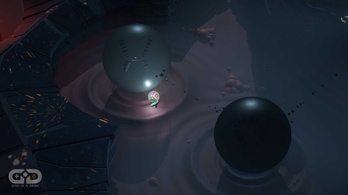 ✅Вы впервые столкнетесь с головоломками с символами Cocoon на раннем этапе, и эти странные глифы являются ключом к продвижению вперед и завершению игры. Видите ли, Cocoon — полностью визуальная игра.-9