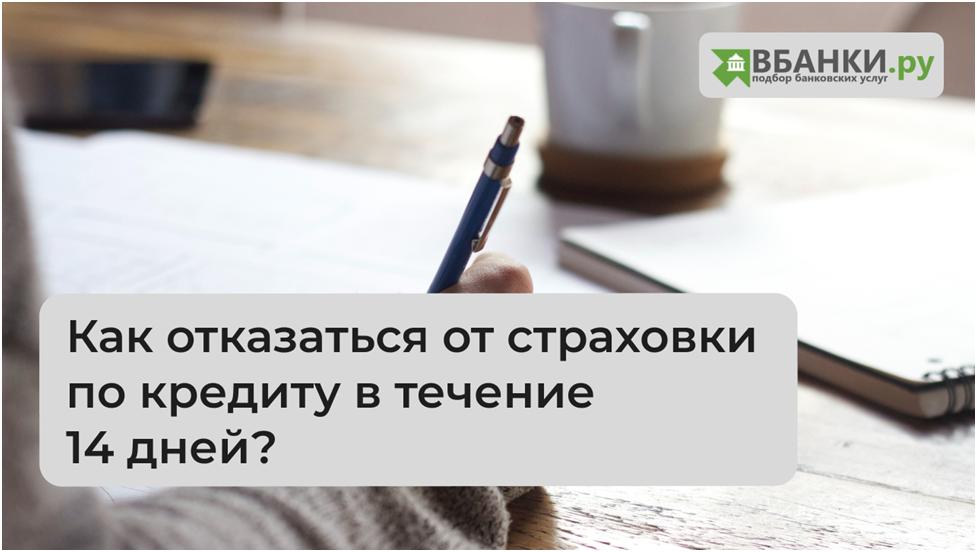 Подробная инструкция о том, как отказаться от страховки по кредиту в течение 14 дней. Профессиональное рассмотрение вопроса с поэтапным составлением документа для возврата денег за страховой полис.