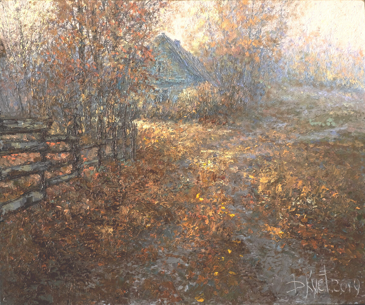 Дмитрий Кустанович. Осенняя безмятежность, 50х60 см, 2019