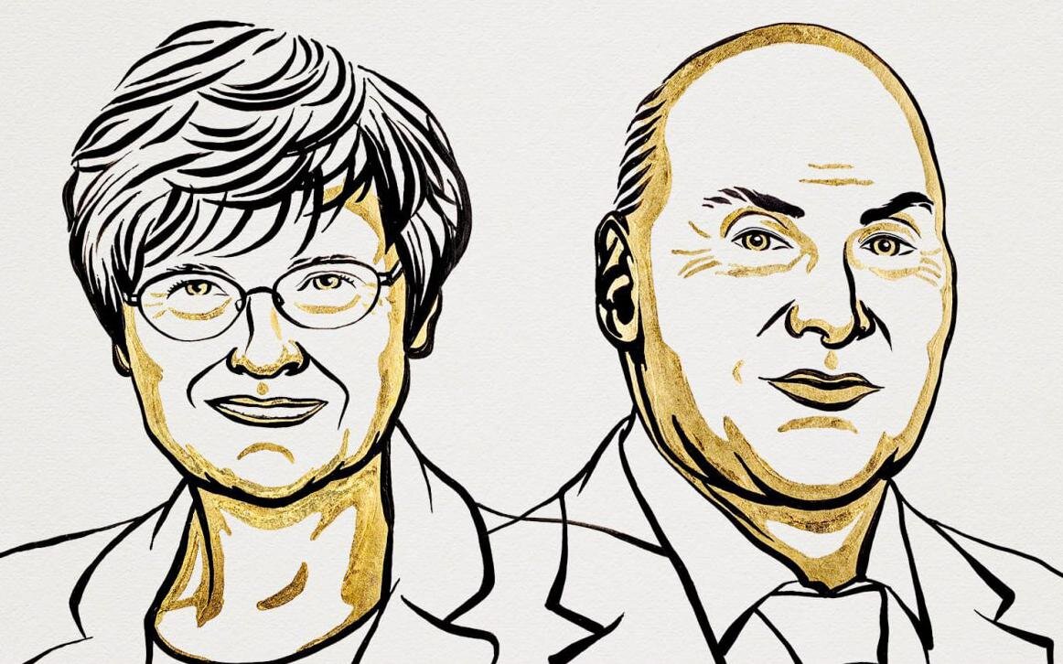 Ill. Niklas Elmehed / Nobel Prize Outreach📷Каталин Карико и Дрю Вайсман