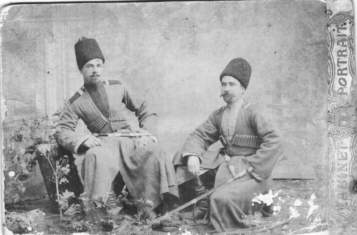 Казаки станицы Камышеватской. 