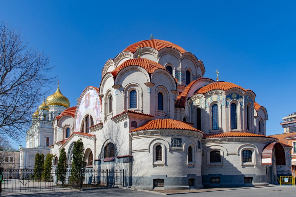 Казанская Церковь Новодевичьего монастыря в Санкт-Петербурге