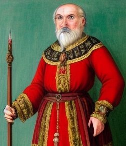 Максимел Корнеплод Дьёрдович-пастух с севера, который выходя с баранами пошёл чуть по другому пути и наткнулся на эту территорию, заприметил её и начал строить, немного управлял поселением когда пришли первые люди, но скоропостижно умер, начав этот город. 