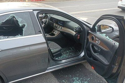    В Москве неизвестные расстреляли мужчину в Mercedes © Telegram-канал Прокуратуры Москвы