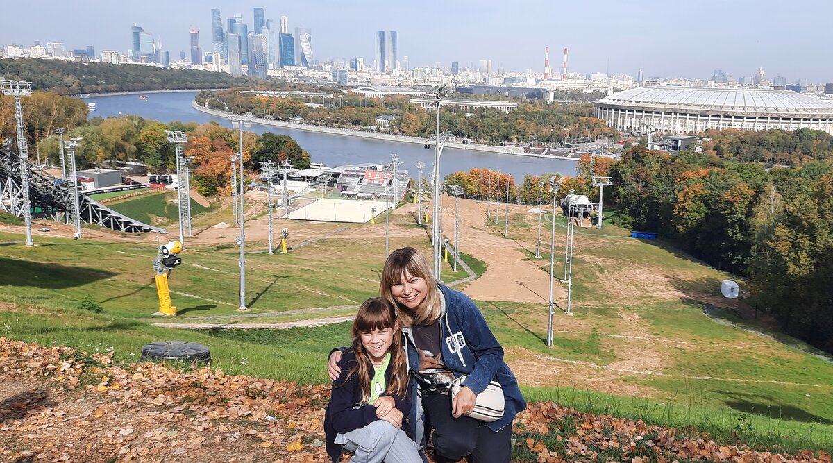 Мы на Воробьевых горах. Фото автора 