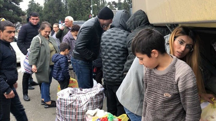 ПРАКТИЧЕСКИ ВСЕ АРМЯНЕ ИЗ СТРАХА ПЕРЕД ЭТНИЧЕСКОЙ ЧИСТКОЙ ПОКИНУЛИ НАГОРНЫЙ КАРАБАХ. MOD RUSSIA/GLOBALLOOKPRESS