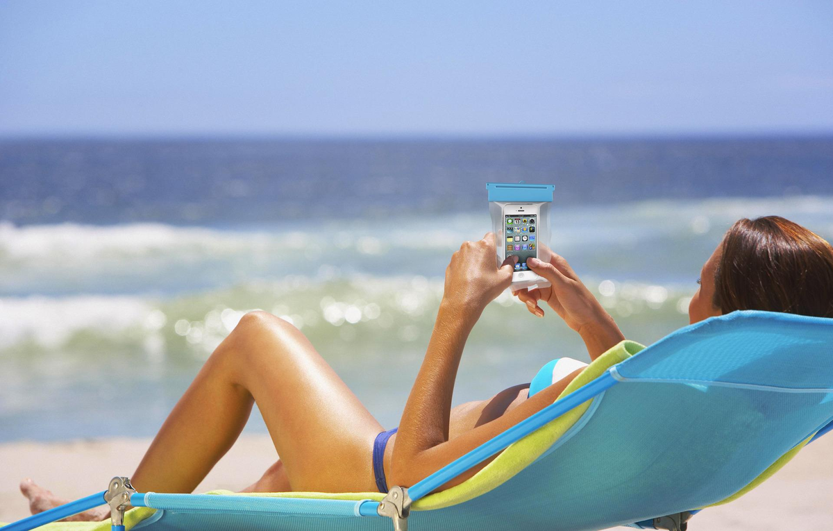 Связь на пляже