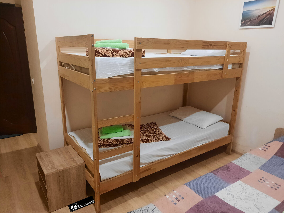 Фото из личного архива: Семейный четырёхместный номер на 1-ом этаже.