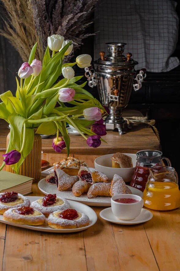 Выпечка в «Доме Русского чаепития»