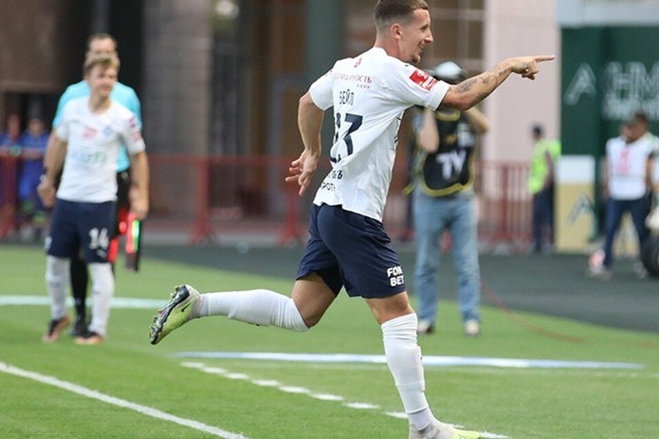    Гол Бейла со штрафного в матче 3-го тура Кубка в Грозном не помог "Крыльям" избежать поражения. Фото: ПФК "Крылья Советов"