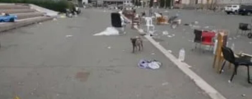 На фото брошенный Степанакерт. В смысле Ханкенди́