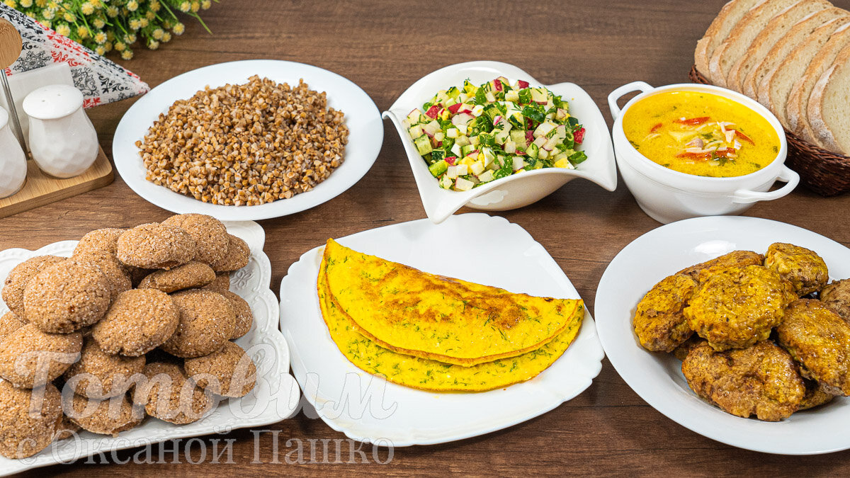 Меню на день для всей семьи