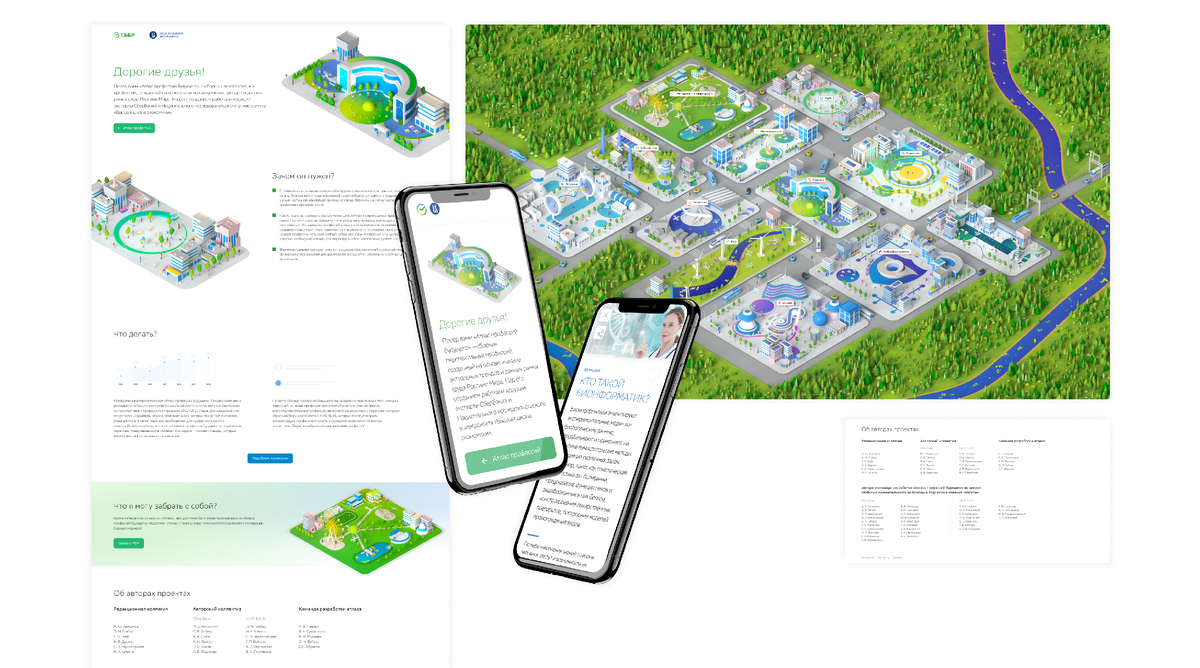 Разработали «живой» город будущего для атласа профессий Сбера и НИУ ВШЭ |  Center-Game | Дзен