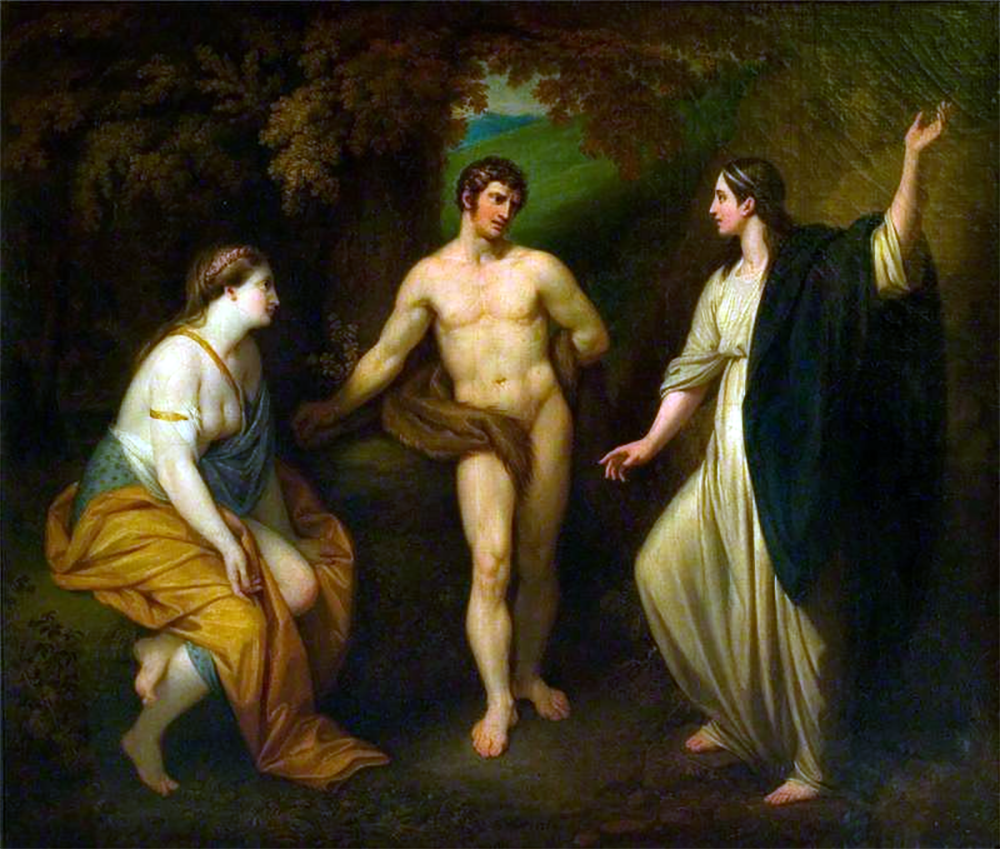 Бенджамин Уэст. Выбор Геракла, 1764