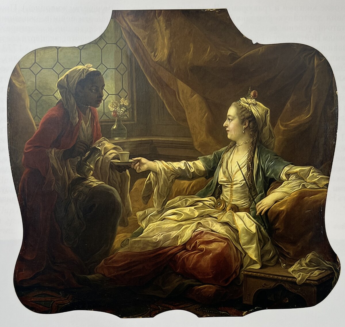 К. Ванлоо. Султанша, пьющая кофе. ГЭ