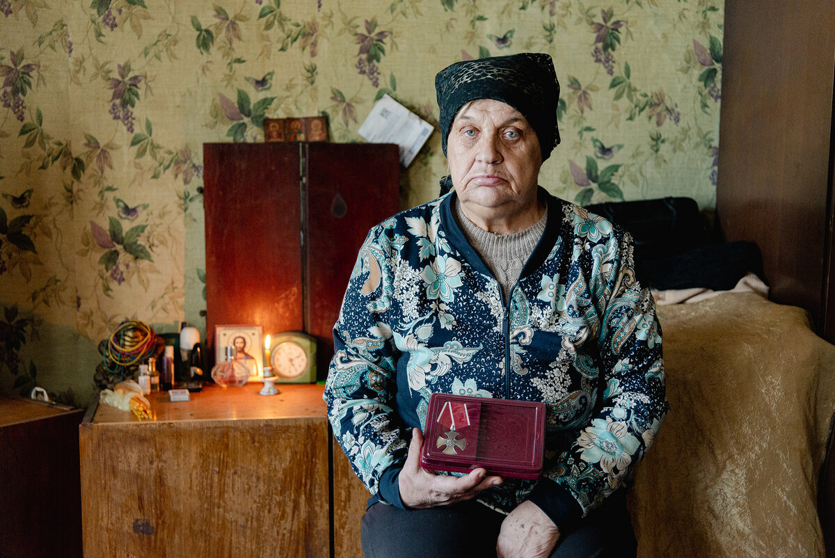 Мать погибшего сержанта Ивлева – Нина Никитична 