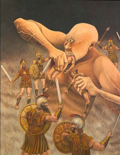 Картина полифема. Полифем одиссея. Бог убивший всех циклопов 7 букв. Полифем циклоп одиссея. Бог убивший всех циклопов 7 букв.