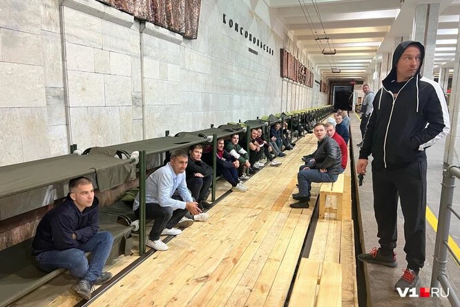 Так во время учений выглядела станция «Комсомольская» 
Фото: Иван Богданов
